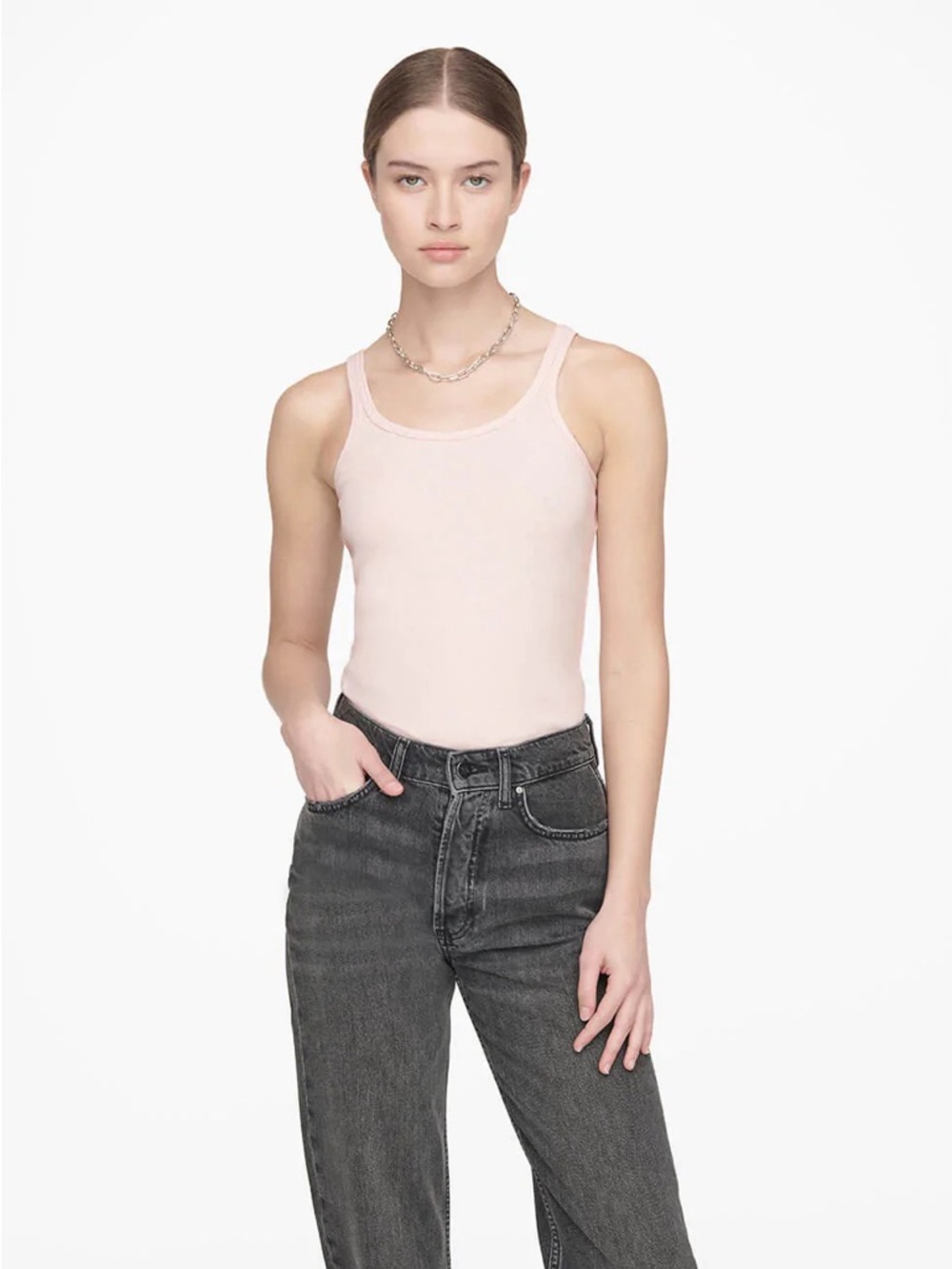 Anine Bing - April Tank in Baby Pink